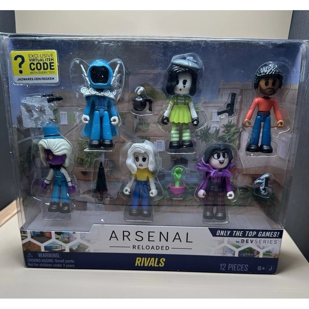 Roblox DevSeries ARSENAL RELOADED RIVALS Figure Set (12 pc) NEW